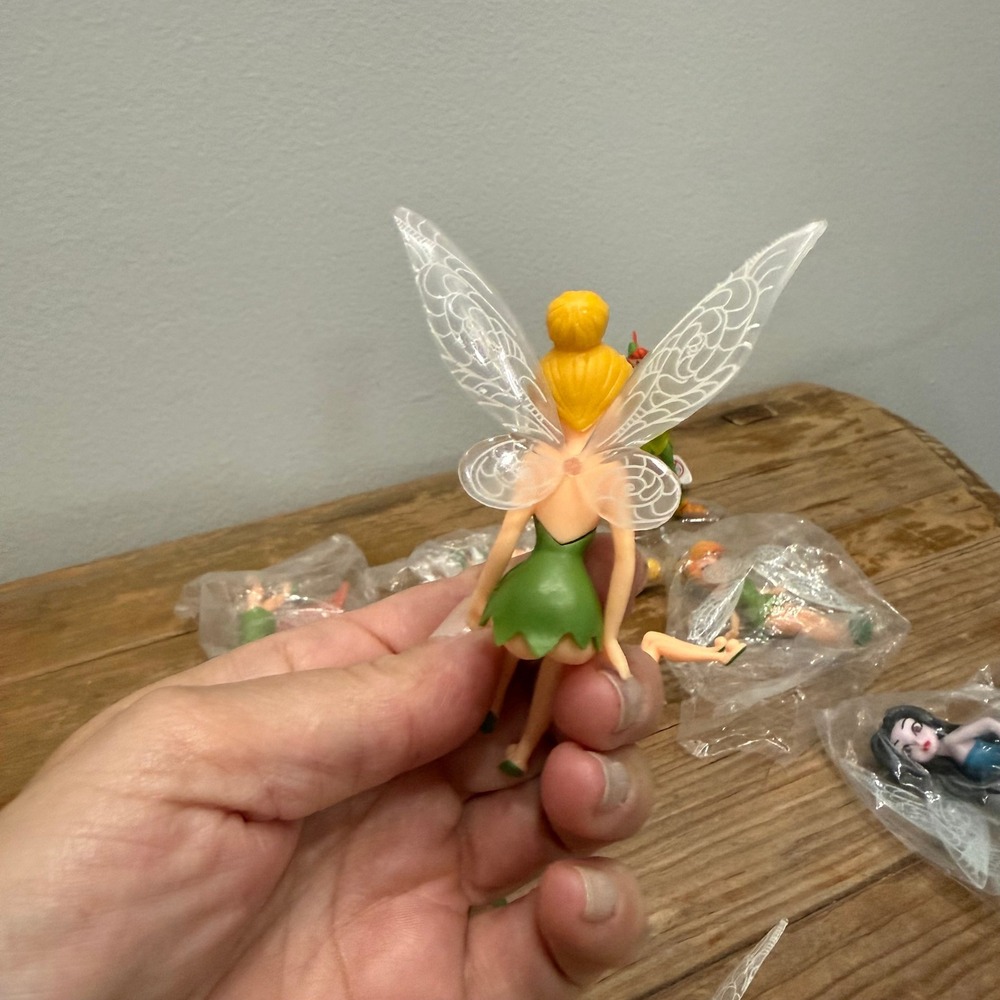 Disney Tinker Bell Peter Pan Fairy Figurine Lot Vidia Cake Toppers 10pc - Picture 8 of 10
